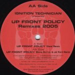 Up Front Policy Remixes 2005 Ignition Technician Ape Recordings AR001