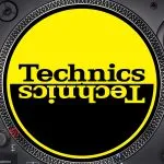 Slipmats Technics Amarillo Negro
