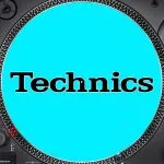 Slipmats Technics Azul Neon