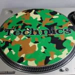 Slipmats Technics Camuflado Verde 1