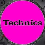 Slipmats Technics Fucsia