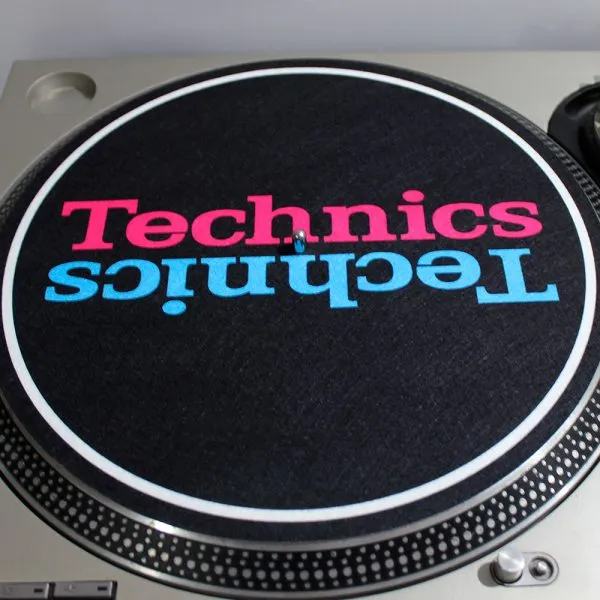 Slipmats Technics Fucsia Azul 1