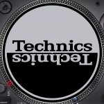 Slipmats Technics Gris Negro