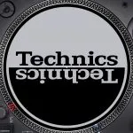 Slipmats Technics Gris Negro