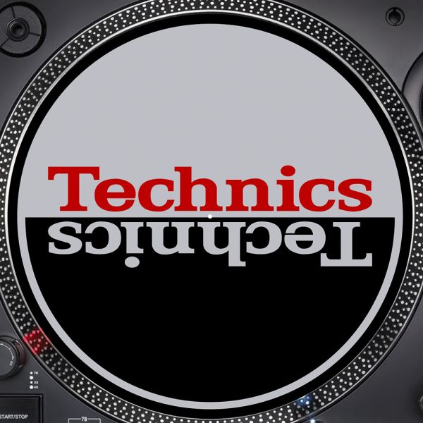 Slipmats Technics Gris Rojo