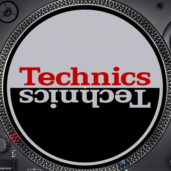 Slipmats Technics Gris Rojo