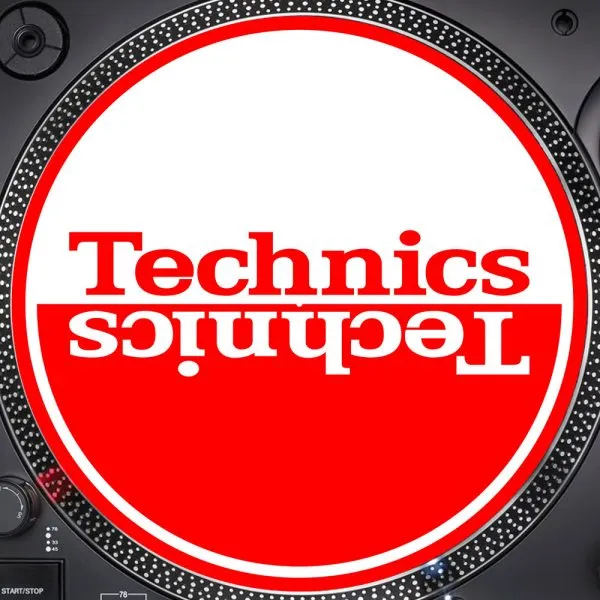 Slipmats Technics Rojo Blanco