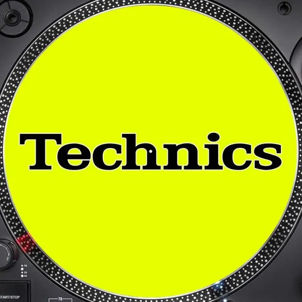 Slipmats Technics Verde Neon