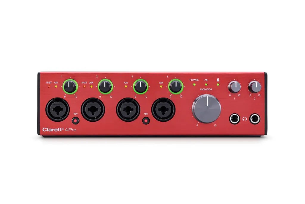 Clarett 4Pre front LR