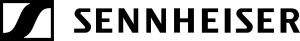 sennheiser 3 logo black and white