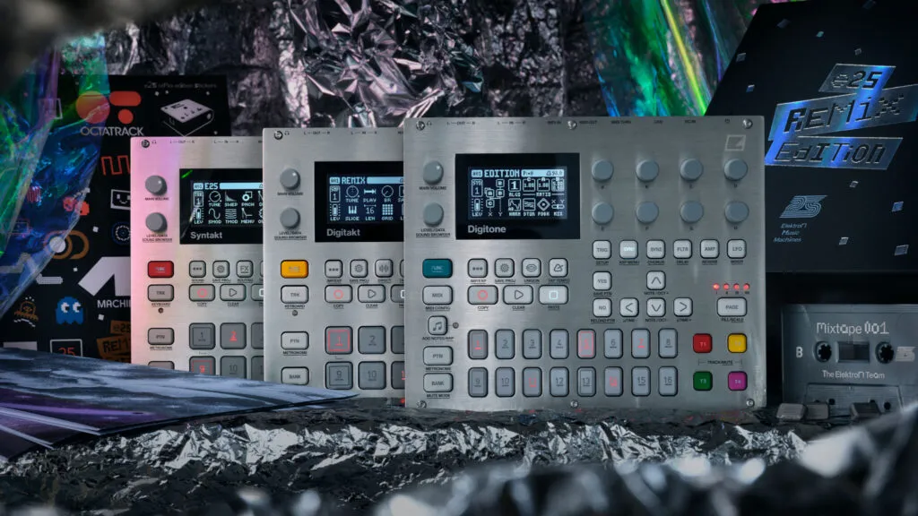 Elektron Digitakt Digitone y Syntakt E25 Remix Edition