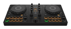 Controlador DJ AlphaTheta DDJ-FLX2 vista frontal